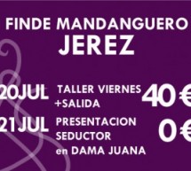 Mandanga en Jerez: Vie20 Taller + Sáb21 presentación del libro